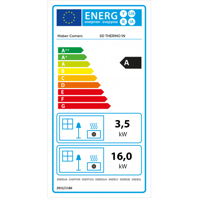 Hydro Thermo In 19kW kamna na dřevo/uhlí - Obrázek 4