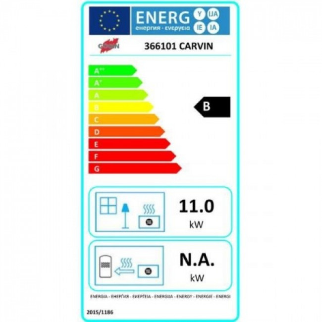 Dřevěná kamna Carvin Godin 11kW - Obrázek 4