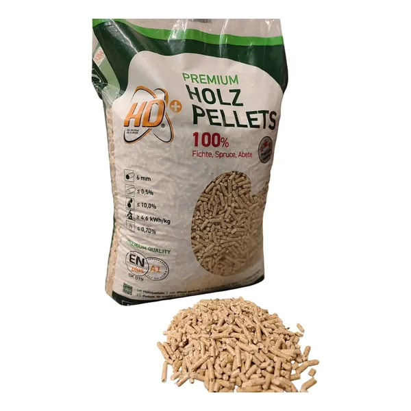 Rettenmeier Energy Wood Premium Dřevěné pelety EN plus A1/ Paleta 1050 kg - Obrázek 2