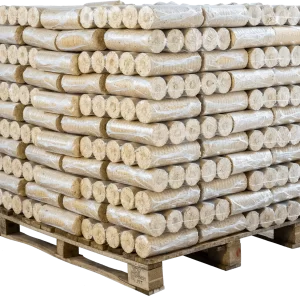 DŘEVNÍ BRIKETY ENERGO 10 - paleta 1000kg