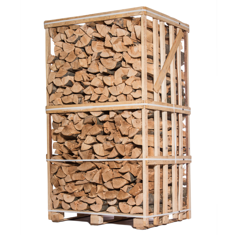 PALIVOVÉ DŘEVO – 45 CM – SMĚS TVRDÉHO DŘEVA – 2 M3 PALETA – 2,6 STERU